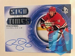 2020-21 SP Authentic SPA Sign of the Times Auto Ryan Dzingel SOTT-RD